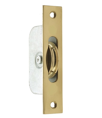 Sash window pulley polished - window,