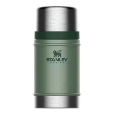 Stanley 0.7L Classic Vacuum Food Jar Flask Stainless Steel Hot Cold Thermos New