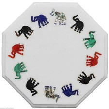 Marble Coffee Table  Colorful