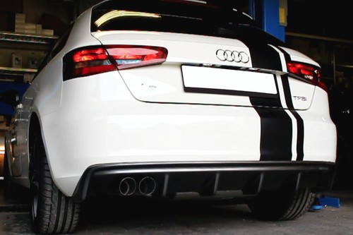 Audi rear bumper spoiler - bumper,