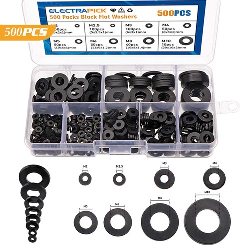 500pcs flat washers - 500pcs,