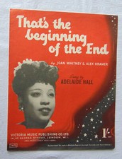 Vintage Sheet Music That's The