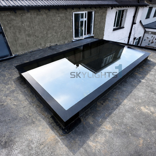 Flat roof skylight - skylight, triple