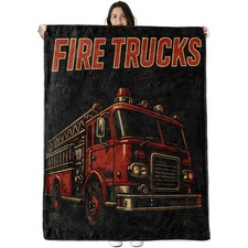 Fire Truck Blanket Gifts for