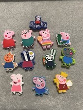 Peppa pig CROC charm jibbitz SET- peppa abd friends- family