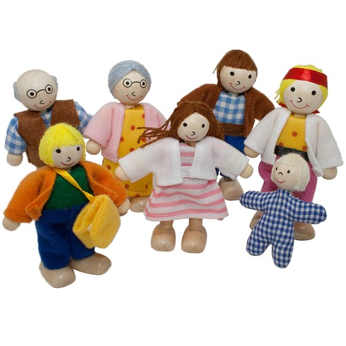 Dolls house family - dolls,