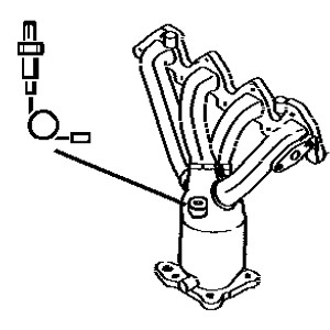 Approved front pipe catalyst - front,