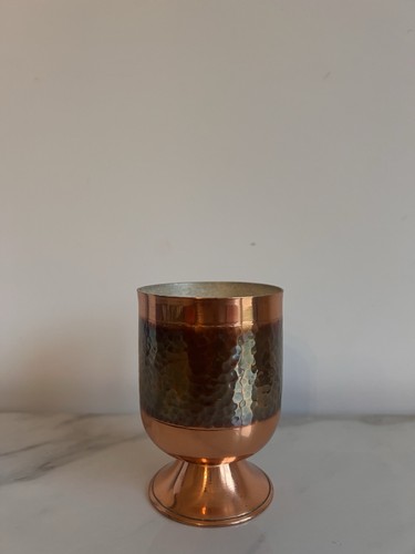 Real copper water goblet - real,