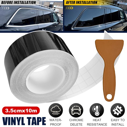 Gloss black chroming chrome - de-chroming,