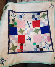 Handmade patchwork crib cot