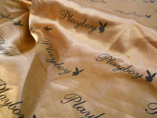 Playboy gold black - gold, silky
