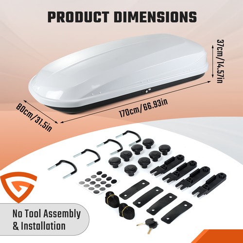 Car roof top box - top, luggage