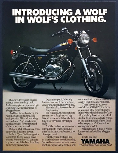 1979 yamaha xs400 motorcycle - yamaha,