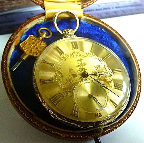 18k solid gold pocket - ,