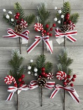 6x Candy Canes Christmas