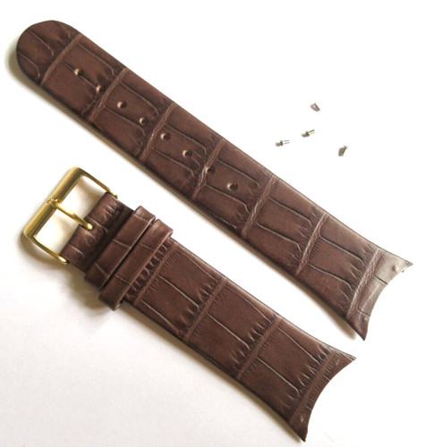 Watch strap leather brown - strap,