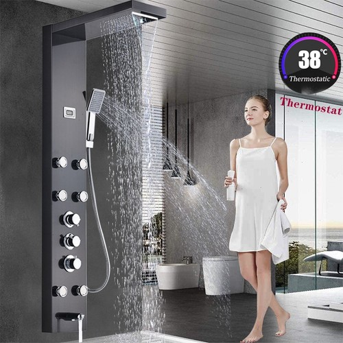 Thermostatic shower panel - thermostatic,