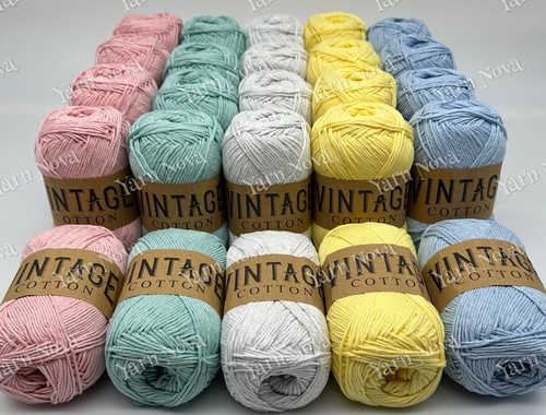 Vintage cotton yarn bundle - cotton,