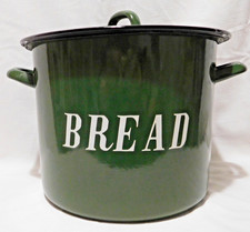 Vintage Green Enamel Large
