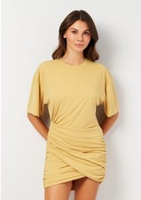 Zara Yellow Dress Size M New