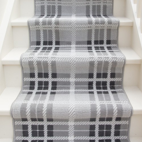 Long narrow stairs - narrow, carpet