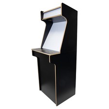 24" Black 2 Player Premium Upright Arcade Cabinet Flat Pack Kit