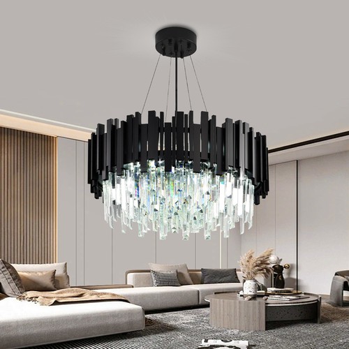 Modern e14 crystal chandelier - modern,