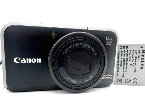 Canon powershot sx210 black - sx210,