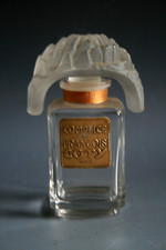 COMPLICE DE FRANCOIS  COTY GLASS SCENT BOTTLE