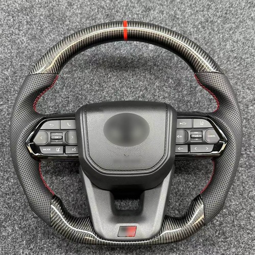 Carbon leather steering - carbon,