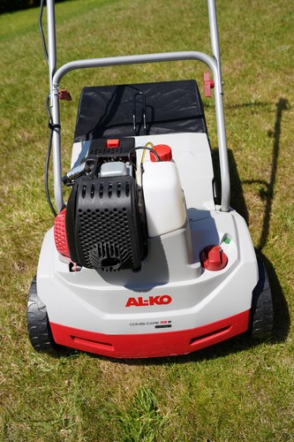 Petrol lawn scarifier - lawn,
