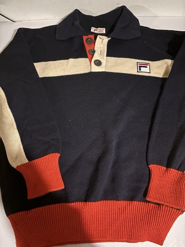 Fila vintage knit polo - fila,