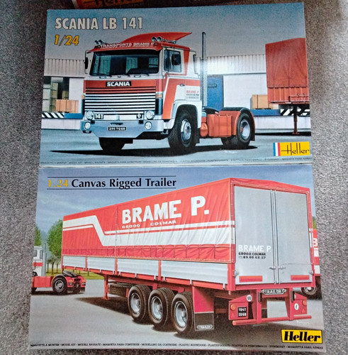 Heller scania 141 truck - scania,