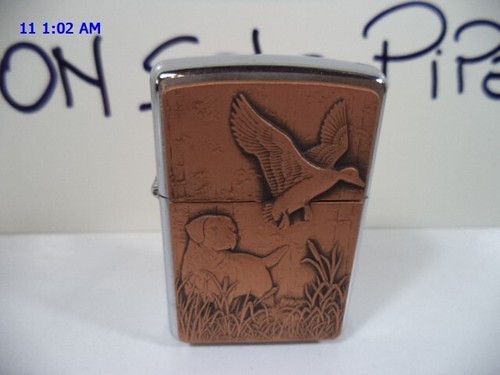 Zippo lighter copper bird - lighter, dog