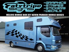 HORSEBOX TRAILER VAN GRAPHICS STICKERS STRIPES DECALS HORSE BOX MOTORHOME VINYL