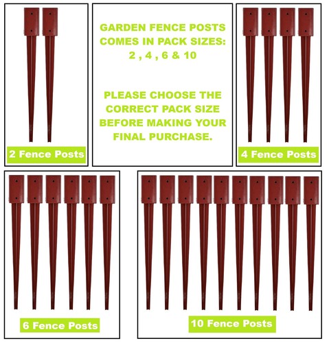 10x 75mm metal garden - 2-10x,