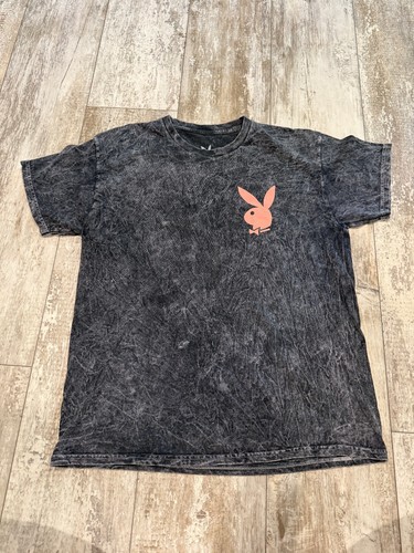 Playboy mens black acid wash - playboy,