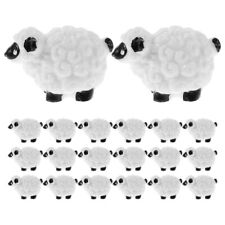 20pcs Resin Animal Figurines Mini Garden Sheep Toy Resin Sheep Figure Garden