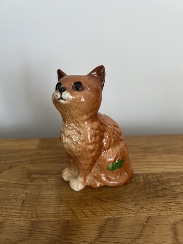 Beswick small ginger cat - beswick,