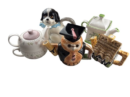 Novelty ceramic teapot - novelty,
