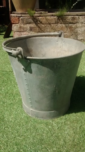 Vintage 60s galvanised - , riveted