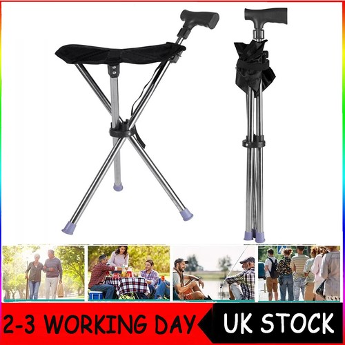 Folding portable walking stick - folding,