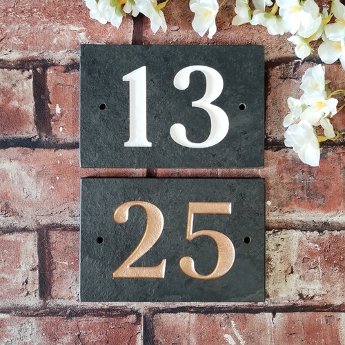 House number sign deep - house,