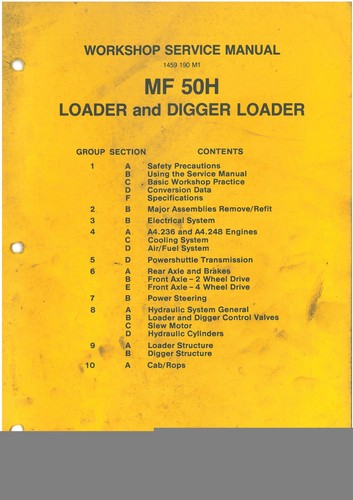 Massey ferguson mf50h - massey, digger