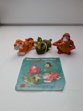McDonalds Disney JUNGLE BOOK Wind-Up Happy Meal Toys Lot~Louie,Kaa,Shere Khan 
