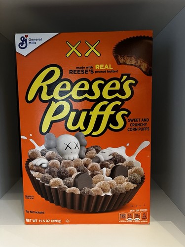 Kaws reese puffs cereal - kaws,