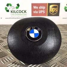 BMW E39 E46 ROUND STEERING WHEEL BAG BLACK 33675789101Q FAST POSTAGE