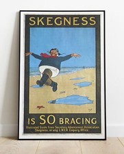 Skegness Vintage Tourism / Photo / Poster Up To 36"x24"