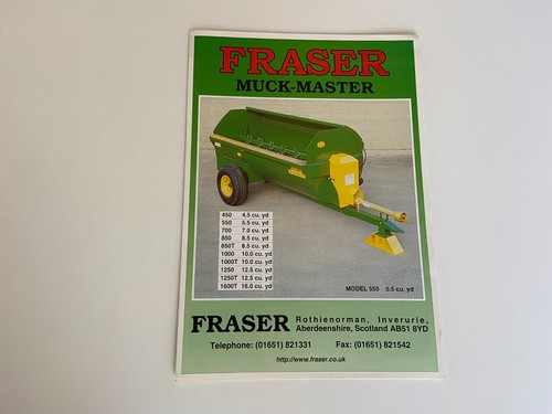 Fraser agricultural muck - fraser,