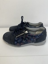 Cosyfeet Navy Floral Zip &